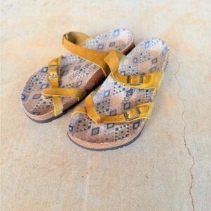 Birkenstock Mayari 40 100% Leather Yellow